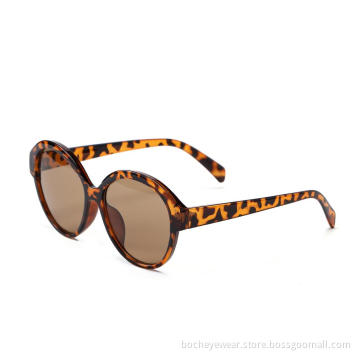 2022 New Eyewear Retro round Sun glasses Plastic Women Sunglasse